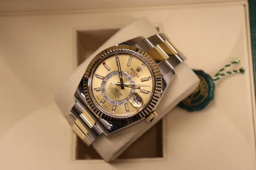 Rolex Sky-Dweller 42mm Steel & Yellow Gold 326933 2020 Box & Papers