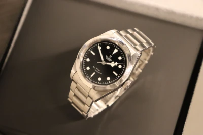 Tudor Rotor Stainless Steel Self Winding Black Dial 79540 Box & Papers 2022