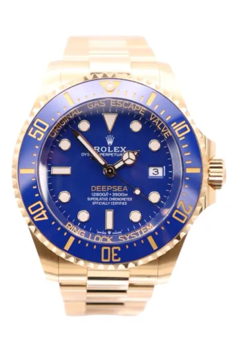Rolex Deepsea 44mm 18K Yellow Gold Blue Dial 136668LB Box & Papers 2024