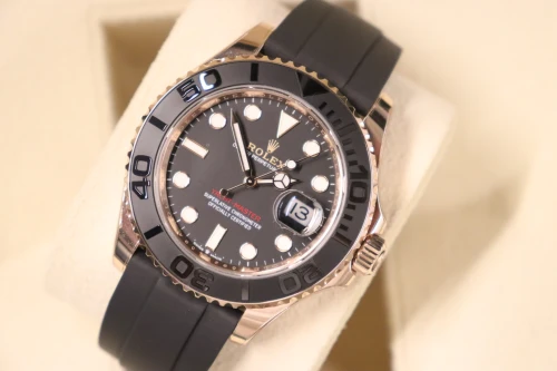 Rolex Yacht-Master 40MM 18K Everose Gold Oysterflex Black Dial 126655 2022 B&P