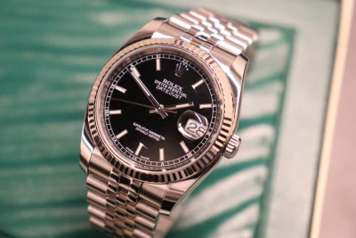 Rolex Datejust 36MM 18K Fluted Bezel Stainless Steel Jubilee Full Set 2015