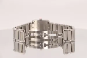 Cartier Tank Francaise Ladies Pink MOP 20mm x 25mm Steel 2384 Boxed