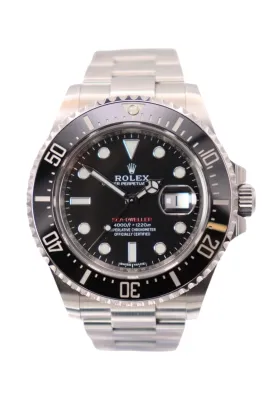 Rolex Seadweller SD43 Red Writing MK1 126600  Steel 50th Anniversary 2017 B&P