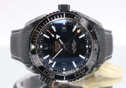 Omega Planet Ocean GMT Deep Black 45.5MM Ref. 215.92.46.22.01.001 Full Set 2018