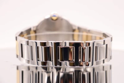Cartier Ballon Bleu 36MM Automatic 18K Yellow Gold & Stainless 3284 B&P 2013
