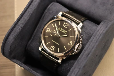 Panerai Luminor Due 45mm PAM00674 Black Dial Stainless Steel Automatic 2017